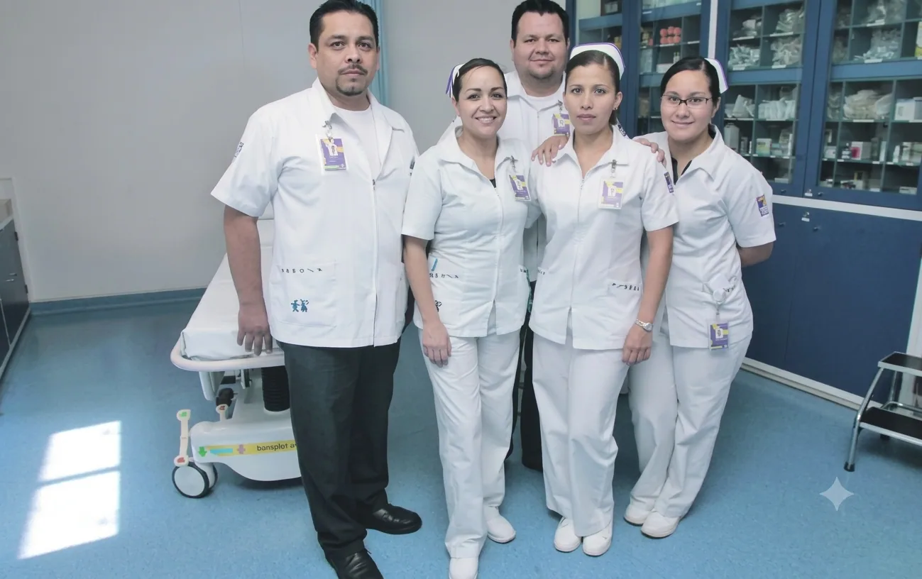 Equipo de enfermeras del CRIT