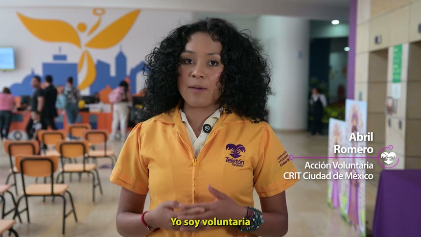 Testimonio de Abril Romero, voluntaria de Acción Voluntaria Teletón
