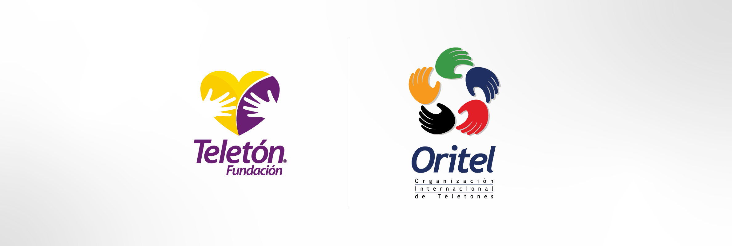 Logos de Fundación Teletón México y de la Organización Internacional de Teletones