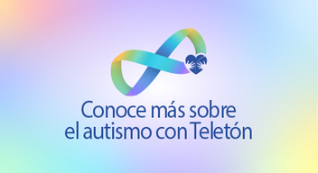 Imagen de foto de un niño sonriendo con filtro de colores y encima el texto que dice Panorama del autismo en México y el mundo