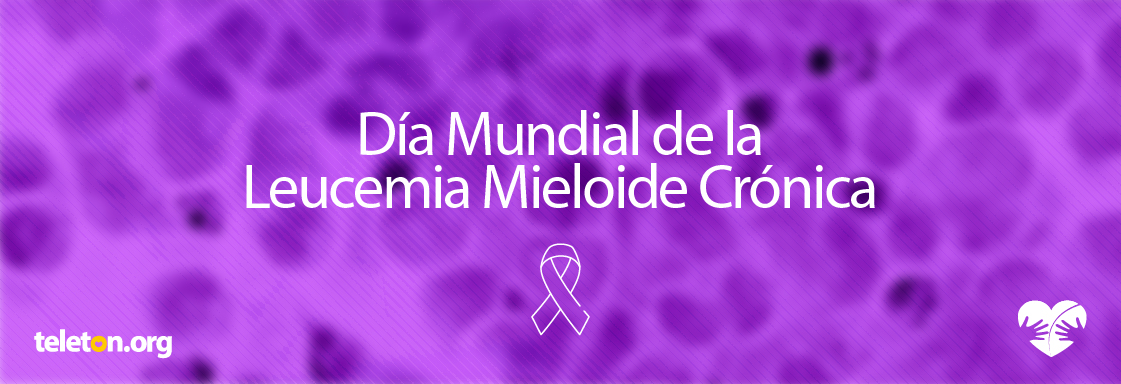 Imagen con texto Día Mundial de la Leucemia Crónica
